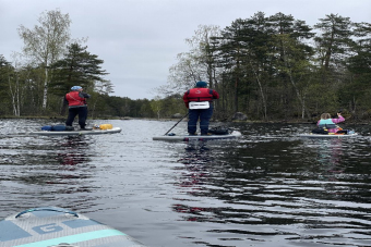 Двухдневный сплав на SUP досках по реке Вуокса