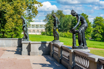 Царское Село: Янтарная комната, Екатерининский дворец и парк