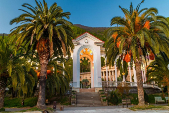 В Абхазию на минивэне Toyota, Volkswagen: Гагра, Мандариновый сад и Рица!