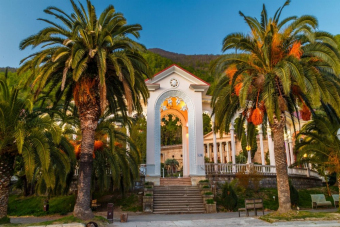 В Абхазию на минивэне Toyota, Volkswagen: Гагра, Мандариновый сад и Рица!