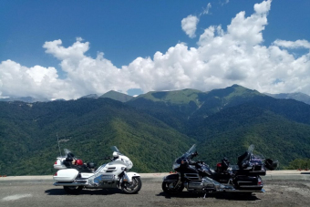 На круизном мотоцикле по Сочи и курортам