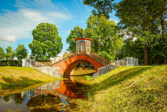 На автобусе в Пушкин. Екатерининский дворец и парк