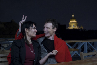 Фотосессия в самом сердце Петербурга — на террасе