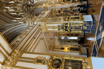 Три собора и колокольня: увидеть центр Петербурга с высоты птичьего полёта