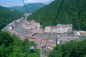 Красная поляна — горы и море!