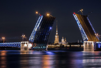 Северные острова, Финский залив и развод мостов (вс-чт)