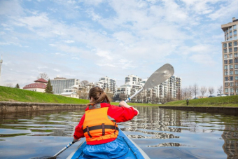 На байдарках и каяках по парковым островам Петербурга