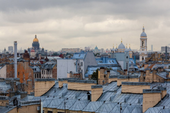 Легендарные дворы и парадные Петербурга. Подъём на безопасную крышу