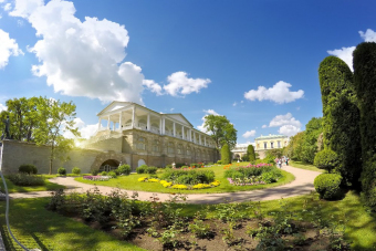 На автобусе в Пушкин: Екатеринский и Александровский дворцы