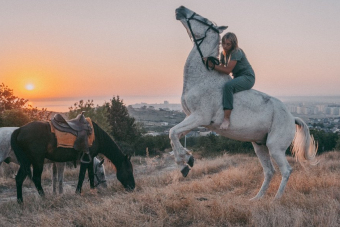 Прогулки на лошадях над Олимпийским парком и ущельем Кудепста