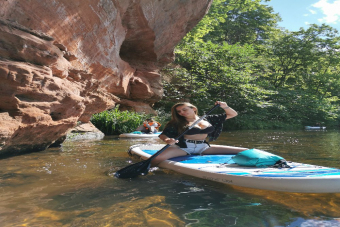 Прогулка на сап по реке Оредеж и пикник