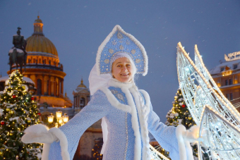 Новогоднее волшебство: прогулка по городу