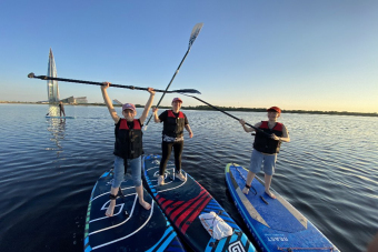 SUP-прогулка по озеру Лахтинский разлив «Закат у Лахты»