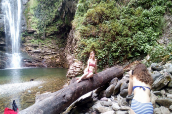 Поход на Ажекские водопады