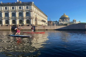 Прогулка на САП к Новой Голландии