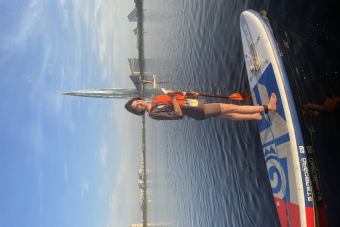 Встреча заката на сапбордах (Лахтинский разлив)