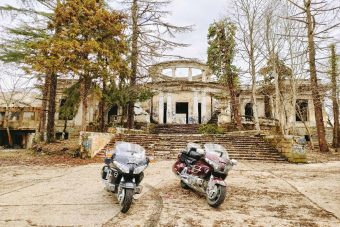 На круизном мотоцикле — на гору Ахун 