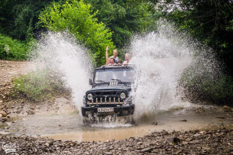 Джип-тур в Солохаул: Чайные плантации и полет на воздушном шаре в Сочи!