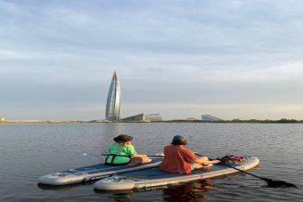 SUP-прогулка по озеру Лахтинский разлив «Закат у Лахты»