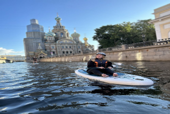 Прогулка на Сап до Спаса на Крови