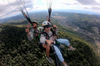 Полет на параплане в тандеме с инструктором в Сочи и Абхазии!