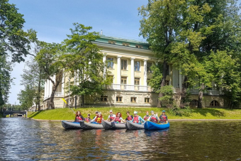 На байдарках и каяках по парковым островам Петербурга