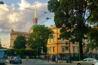 Пешком по вечернему Петербургу