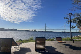 От Газпром Арены до Лахта Центра — над морем, вдоль парков и зон отдыха