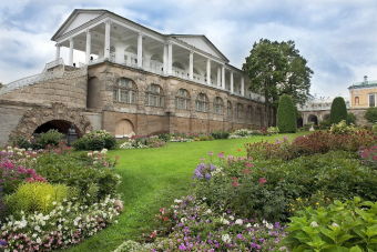 На автобусе в Пушкин. Екатерининский дворец и парк