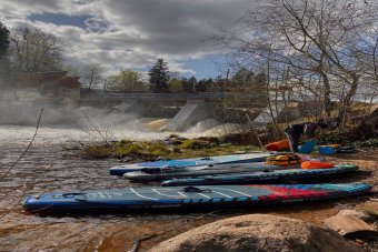 Двухдневный сплав на sup бордах по реке Оредеж