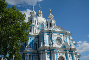 Небо на земле. Ансамбль Смольного монастыря (+ сад Смольного)