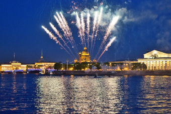 Салют на 9 мая и прогулка по рекам и каналам