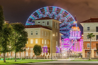 Олимпийский парк в предзакатный час