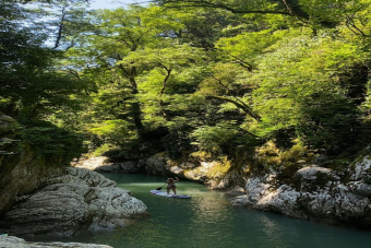 Прогулка на сапбордах по каньону Хосты