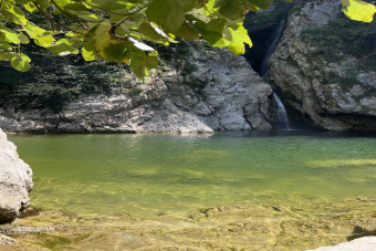 Агурские водопады, Орлиные скалы с выходом к Прометею