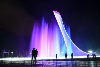 Олимпийский парк в предзакатный час