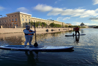 Прогулка на САП к Новой Голландии