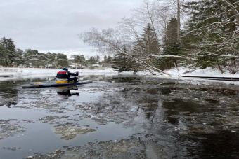SUP-прогулка по р. Оредеж в межсезонье