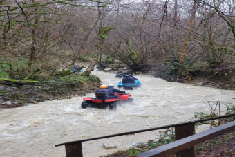 Драйв на квадроциклах по бездорожью