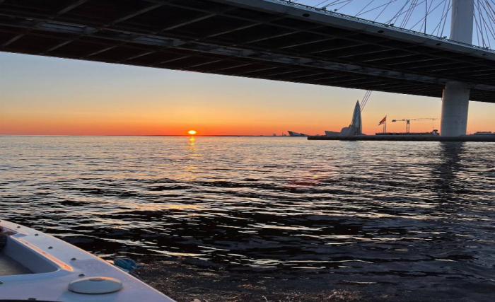 Закатный круиз в Финский залив на однопалубном теплоходе