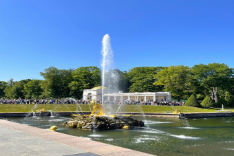 В Петергоф к искрящимся фонтанам на комфортабельном автомобиле