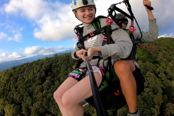 Полет на параплане в тандеме с инструктором в Сочи и Абхазии!